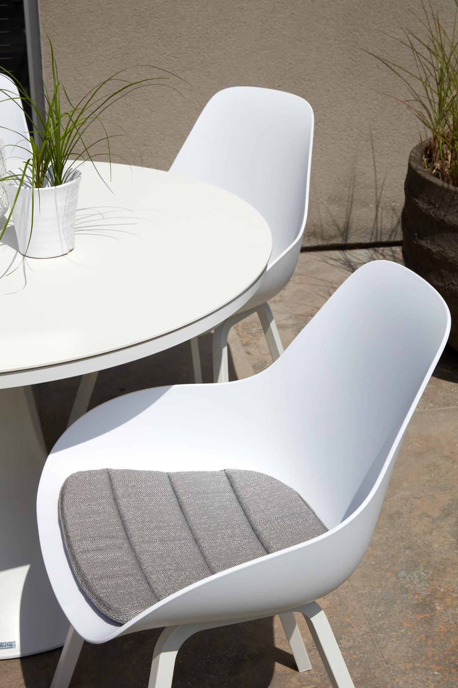 Cesano - Mesa stoelkussen in all weather sunbrella® luxe savane zinc