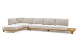 Chaise longue rechts + 3-zit