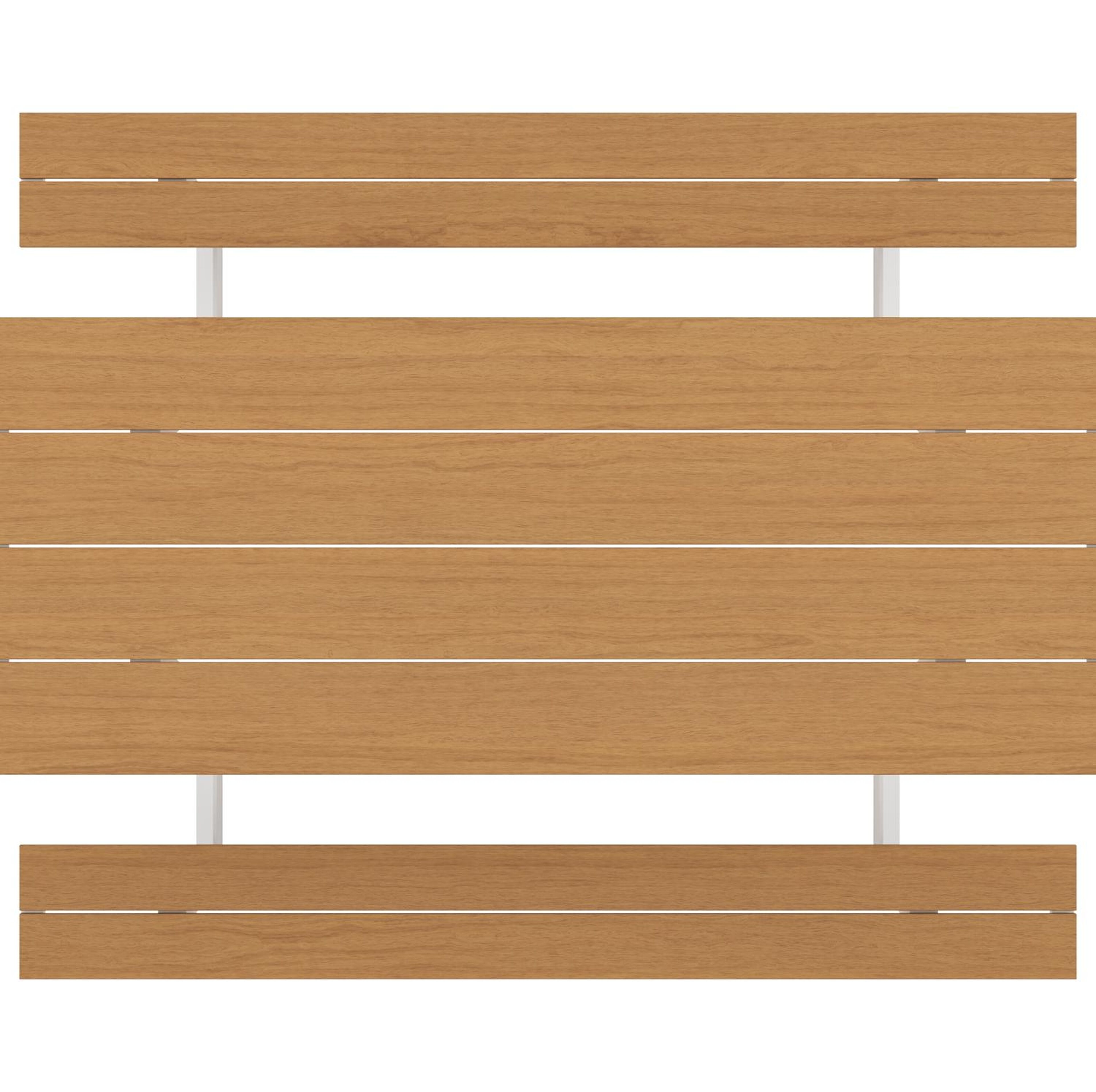 Table de pique-nique Altura en aluminium blanc et polywood - Lg 220 x Larg 174 x H 74 cm