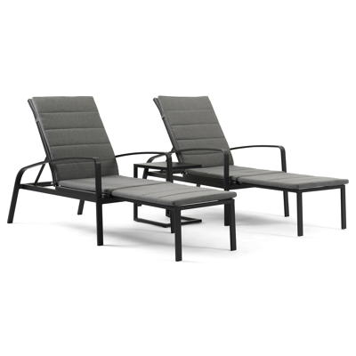 Asti ligbedkussen weather+ softtouch grijs