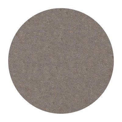 Fano tuintafel rond in wit aluminium en volkeramiek Wulong - Dia. 110 x H 75 cm