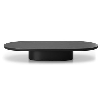 Amico loungetafel bombo in zwart aluminium en volkeramiek Basalt Black - L 171 x B 89 x H 24 cm