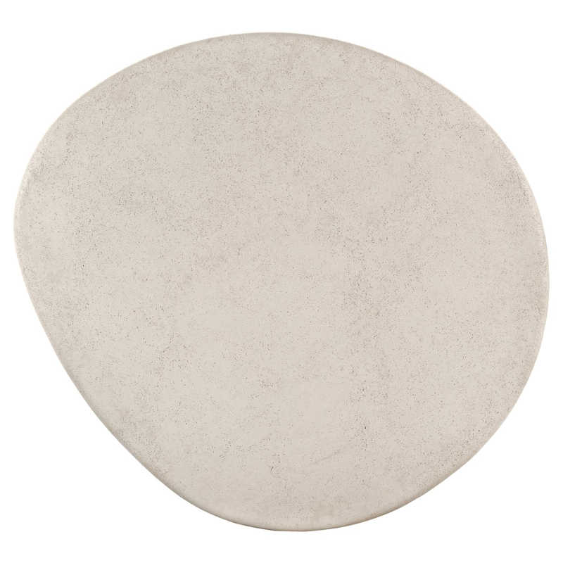 Globo loungetafel in beige beton - L120 X B112 X H 34cm