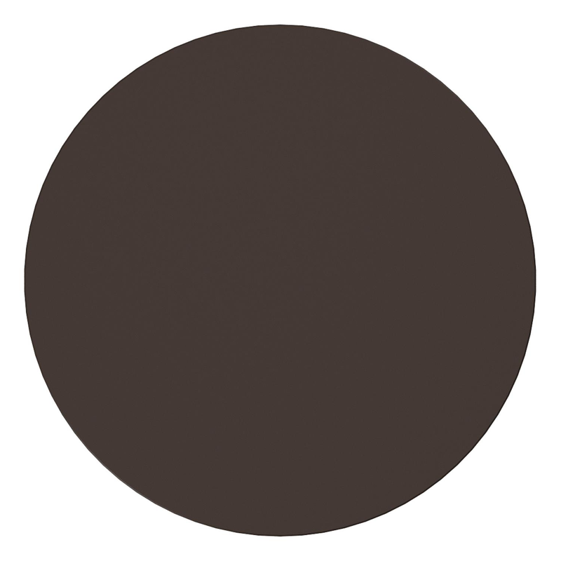 Bomero bijzettafel in donkerbruin aluminium - Dia. 48 x H 50 cm