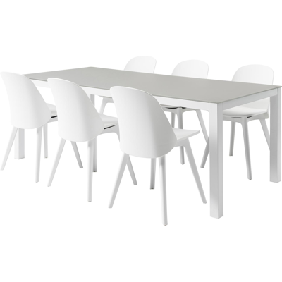 Bena stoel wit-wit - kunststof en kunststof