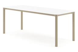 Rechthoekig afgerond - L 200 x B 80 x H 75 cm