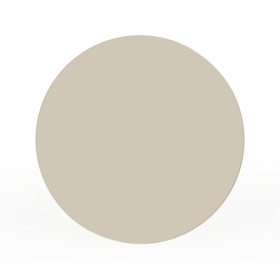 Bomero bijzettafel in beige aluminium - Dia. 34 x H 46 cm