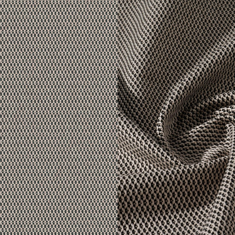 Canapé de jardin Cirello en aluminium beige et coussins en all weather sunbrella® luxe lopi pepper