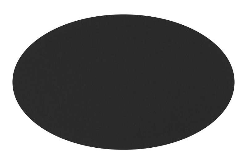 Fano tuintafel ovaal in zwart aluminium en volkeramiek nero black - L 180 x B 110 x H 75 cm