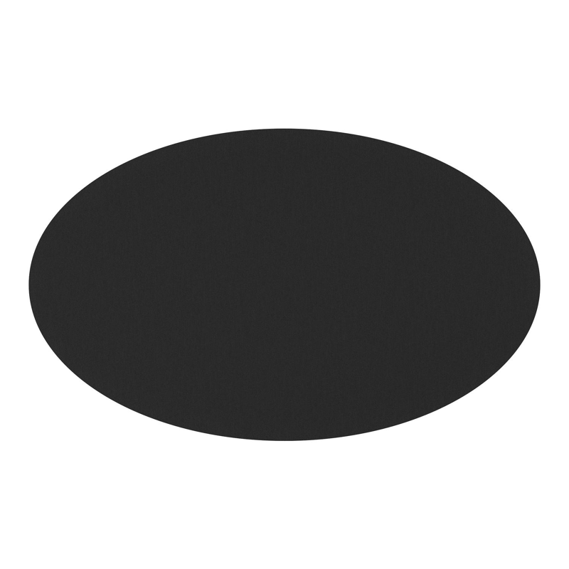 Fano tuintafel ovaal in zwart aluminium en volkeramiek nero black - L 180 x B 110 x H 75 cm