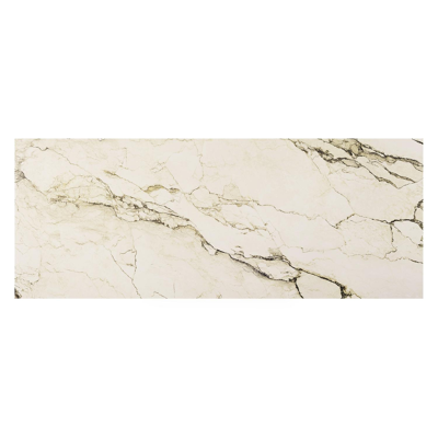 Nano tuintafel rechthoekig in wit aluminium en volkeramiek colorado dunes - L 280 x B 110 x H 75 cm