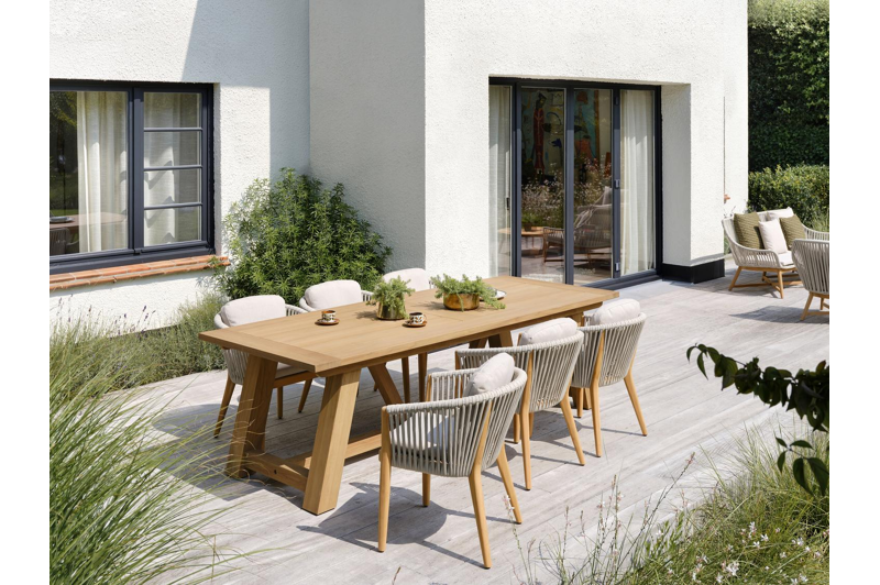 Orso stoelkussen (zit en rug) (luxe) in all weather sunbrella® luxe heritage papyrus