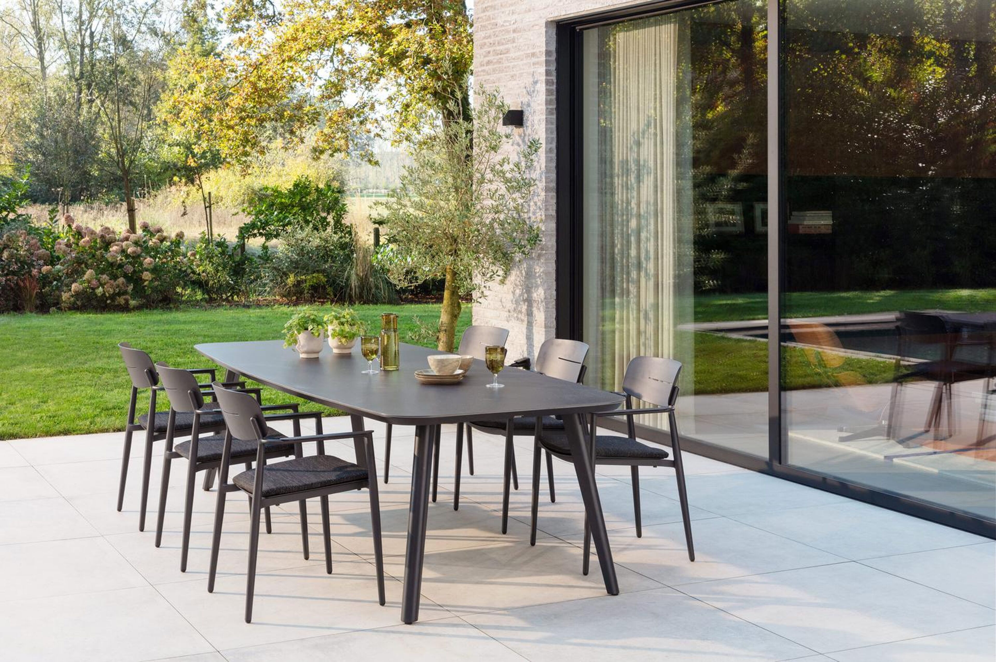 Cosa stoelkussen in weather+ softtouch sky black