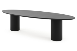 Ovaal - L 320 x B 130 x H 73.5 cm