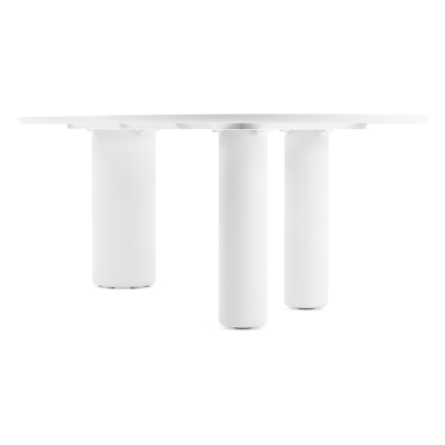 Amico tuintafel organisch in wit aluminium en volkeramiek Travertino Bianco - L 240 x B 110 x H 73.5 cm