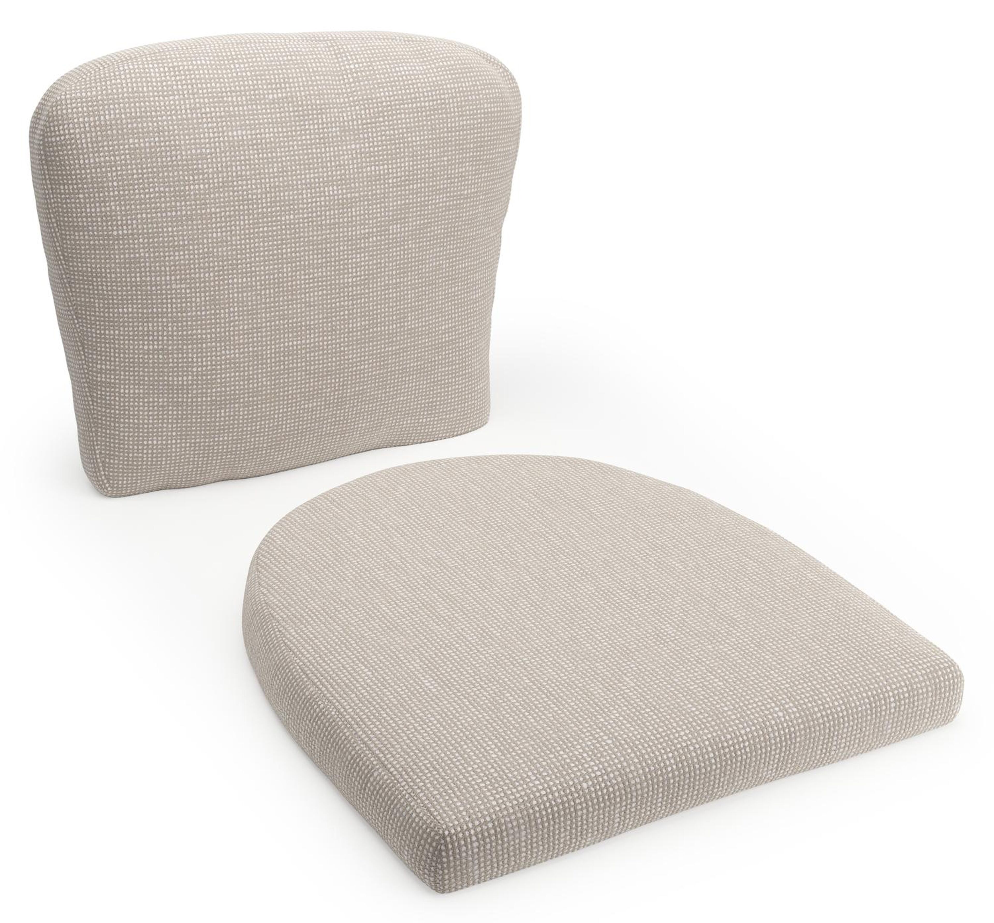 Coussin de chaise luxe (siège et dos) (luxe) Orso en all weather sunbrella® luxe slow farafra