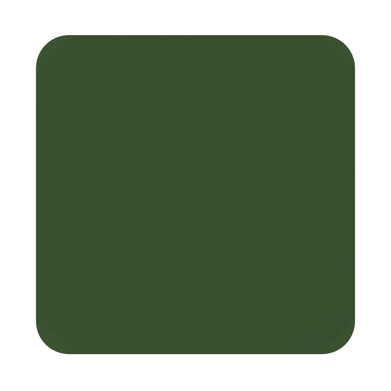 Orso tuintafel afgerond vierkant in groen aluminium - L 90 x B 90 x H 75 cm