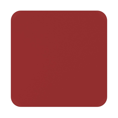 Orso tuintafel afgerond vierkant in rood aluminium - L 90 x B 90 x H 75 cm