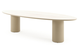 Ovaal - L 320 x B 130 x H 73.5 cm