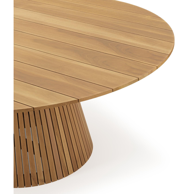 Tribola tuintafel in teak - Dia. 180 x H 75 cm