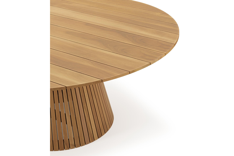 Tribola tuintafel in teak - Dia. 180 x H 75 cm