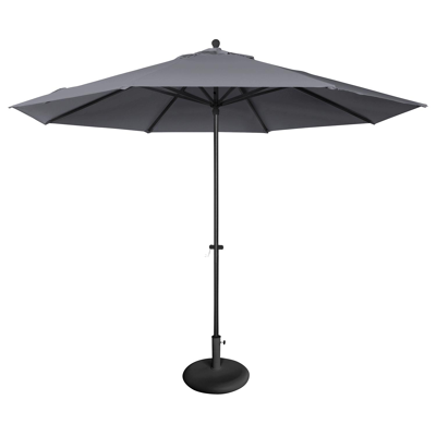 Rondo parasolvoet zwart beton van 25 kg