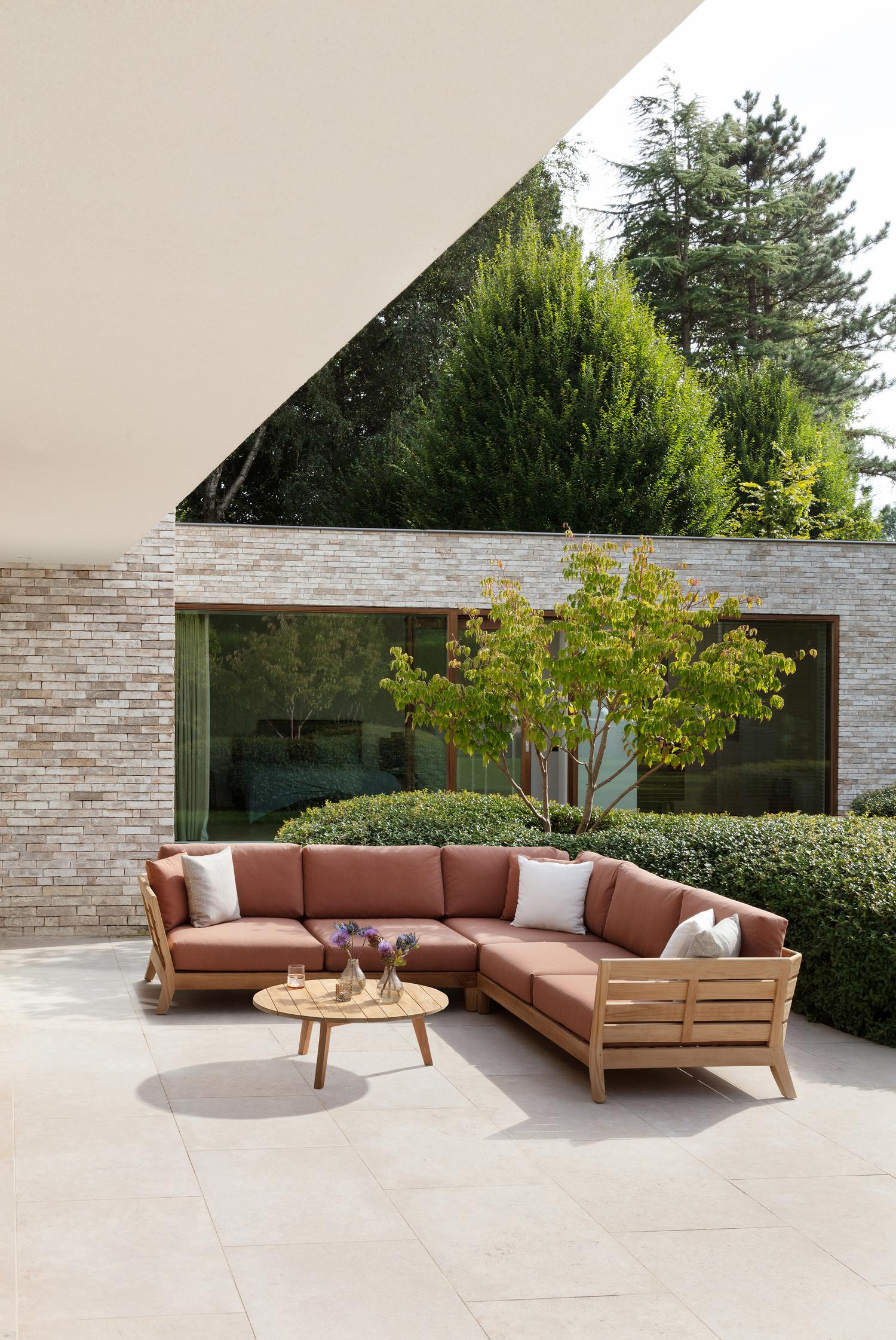 Cosito loungetafel in teak - Dia. 85 x H 30 cm