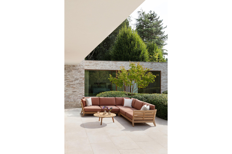 Cosito loungetafel in teak - Dia. 85 x H 30 cm