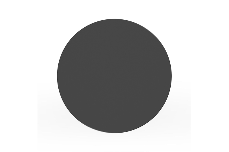 Bomero bijzettafel in zwart aluminium - Dia. 34 x H 46 cm