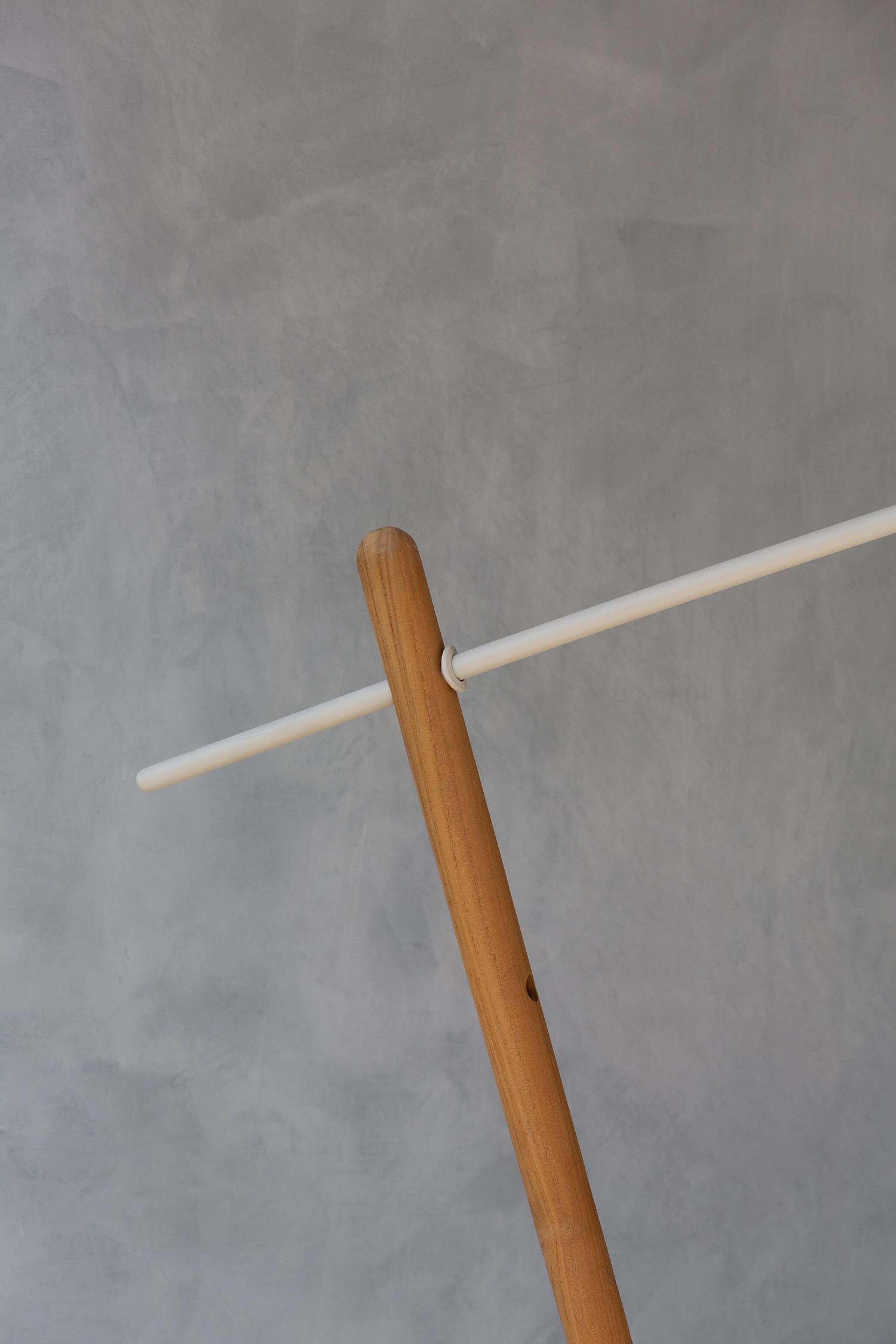 Lampe d'extérieur Tiko en teck