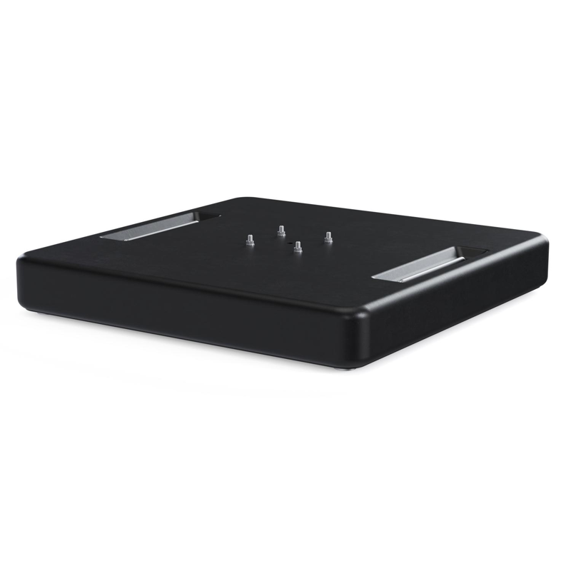 Pied de Parasol Lapido XL en béton noir de 160 kg