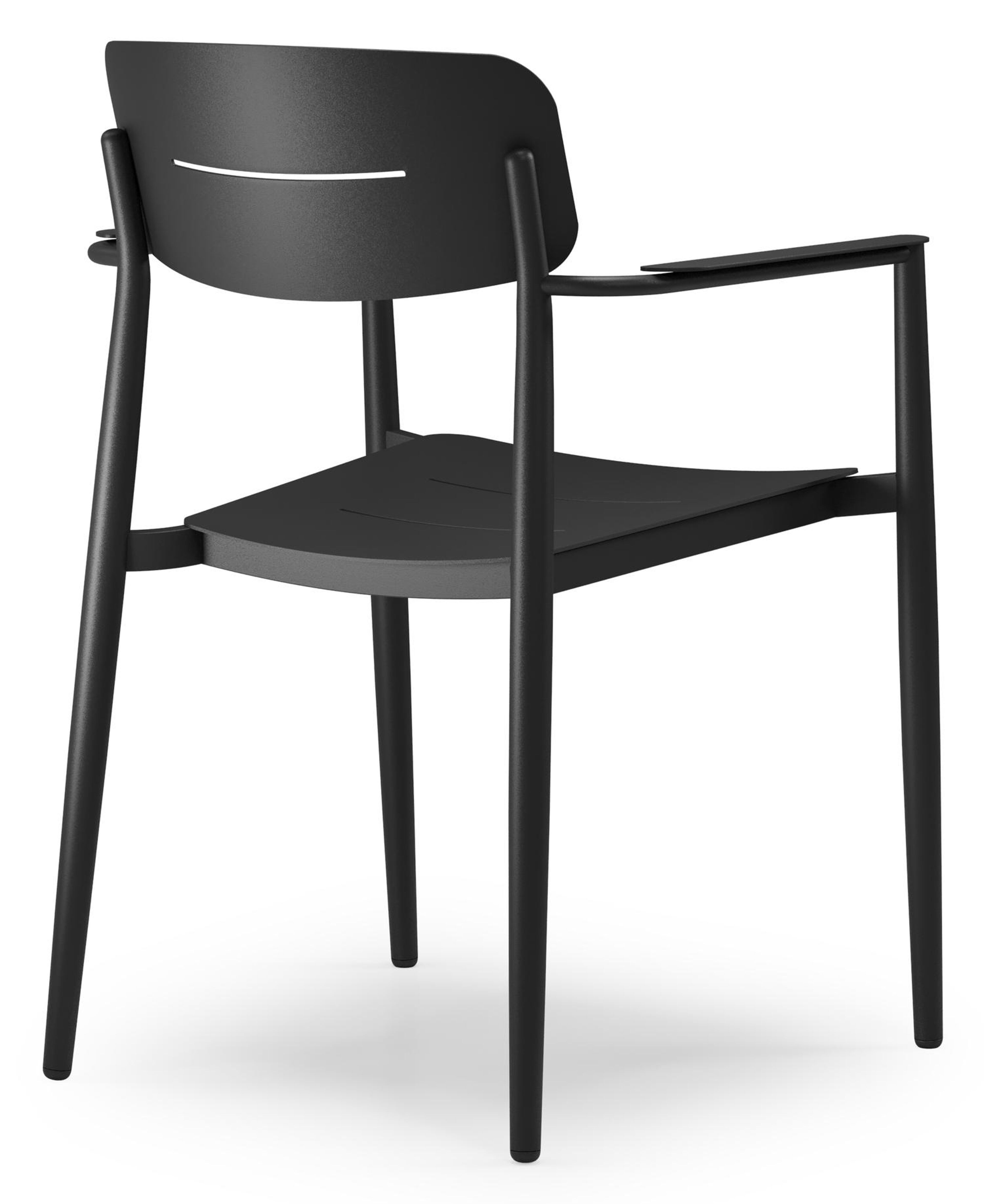 Cosa tuinstoel in zwart aluminium