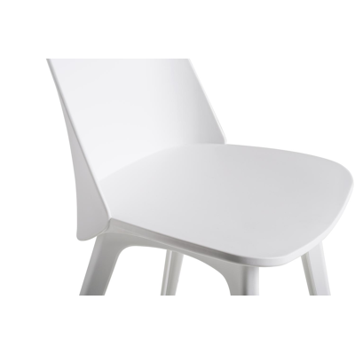 Bena stoel wit-wit - kunststof en kunststof