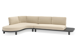 Chaise longue rechts + 2-zit