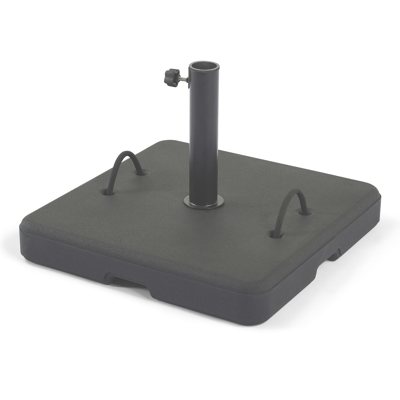 Pied de parasol Intenso en béton gris de 60 kg