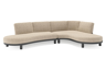 Chaise longue links + 2-zit organisch