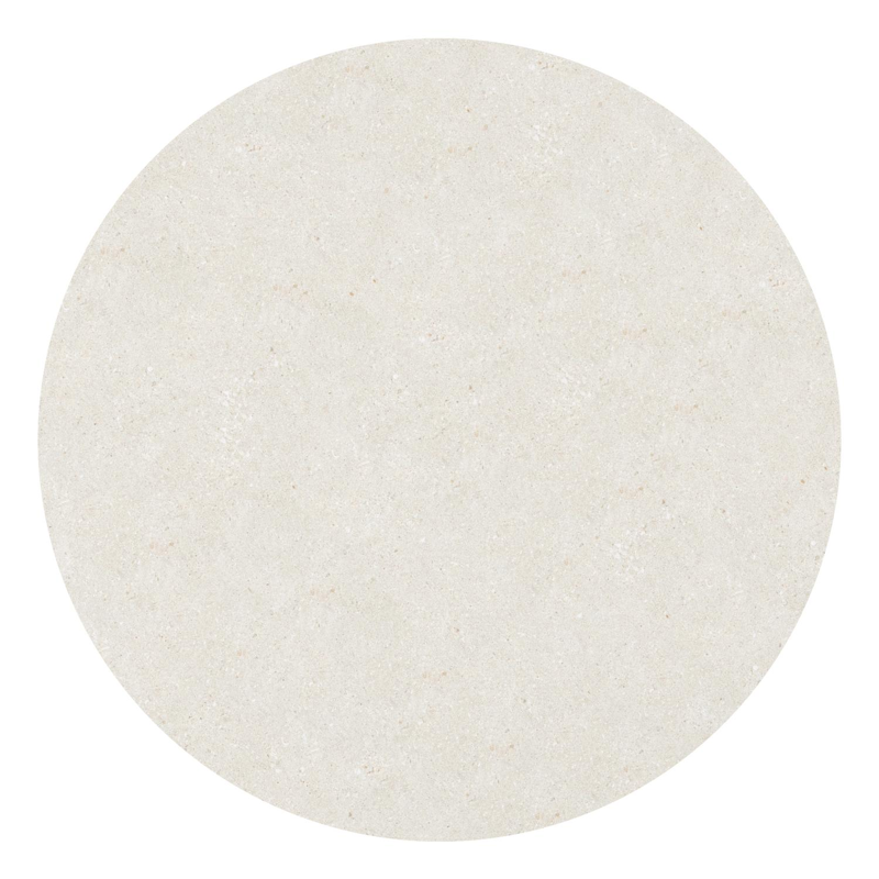 Amico tuintafel rond in zwart aluminium en volkeramiek Shilin - Dia. 148 x H 73.5 cm