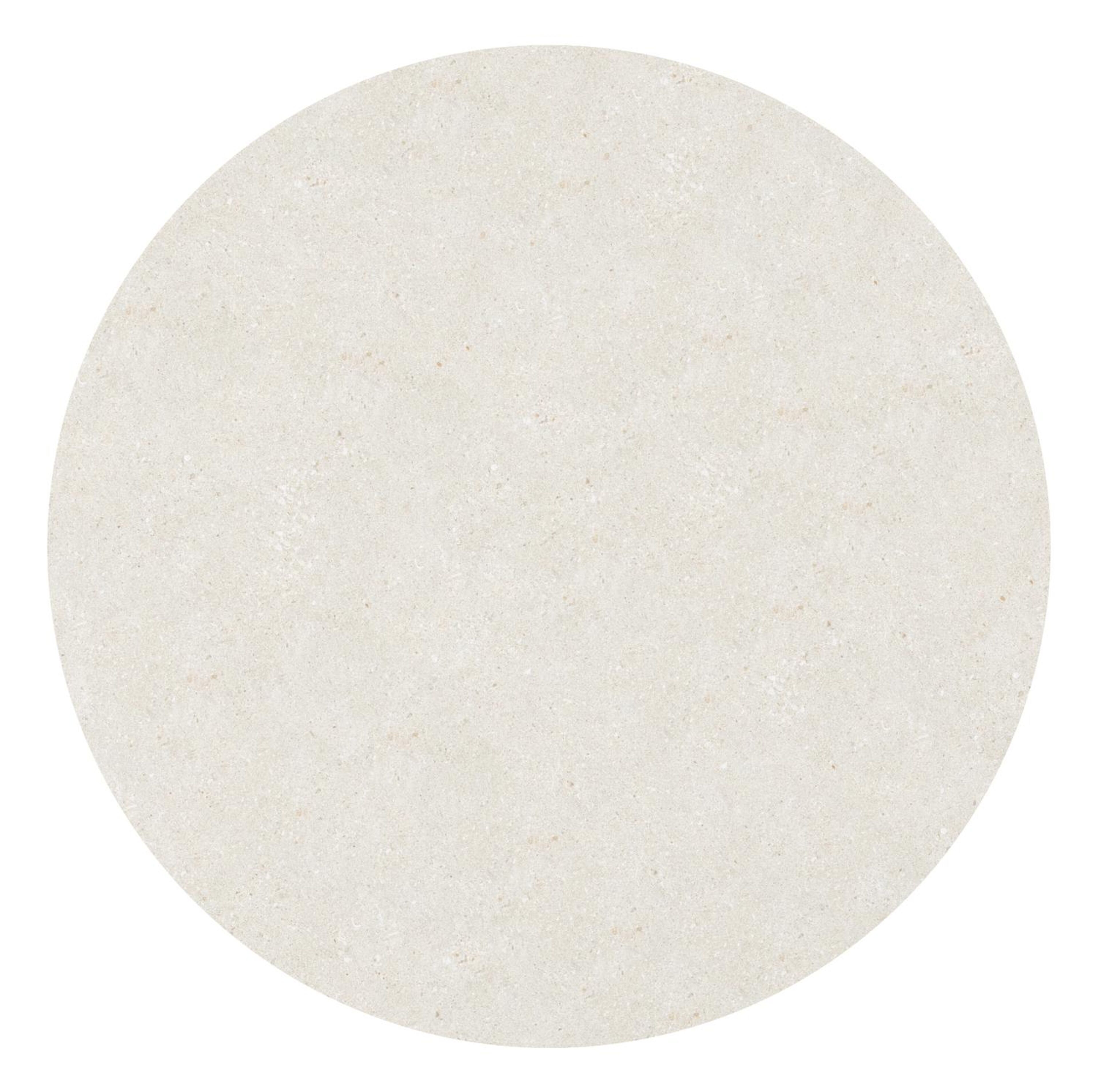 Amico tuintafel rond in zwart aluminium en volkeramiek Shilin - Dia. 148 x H 73.5 cm