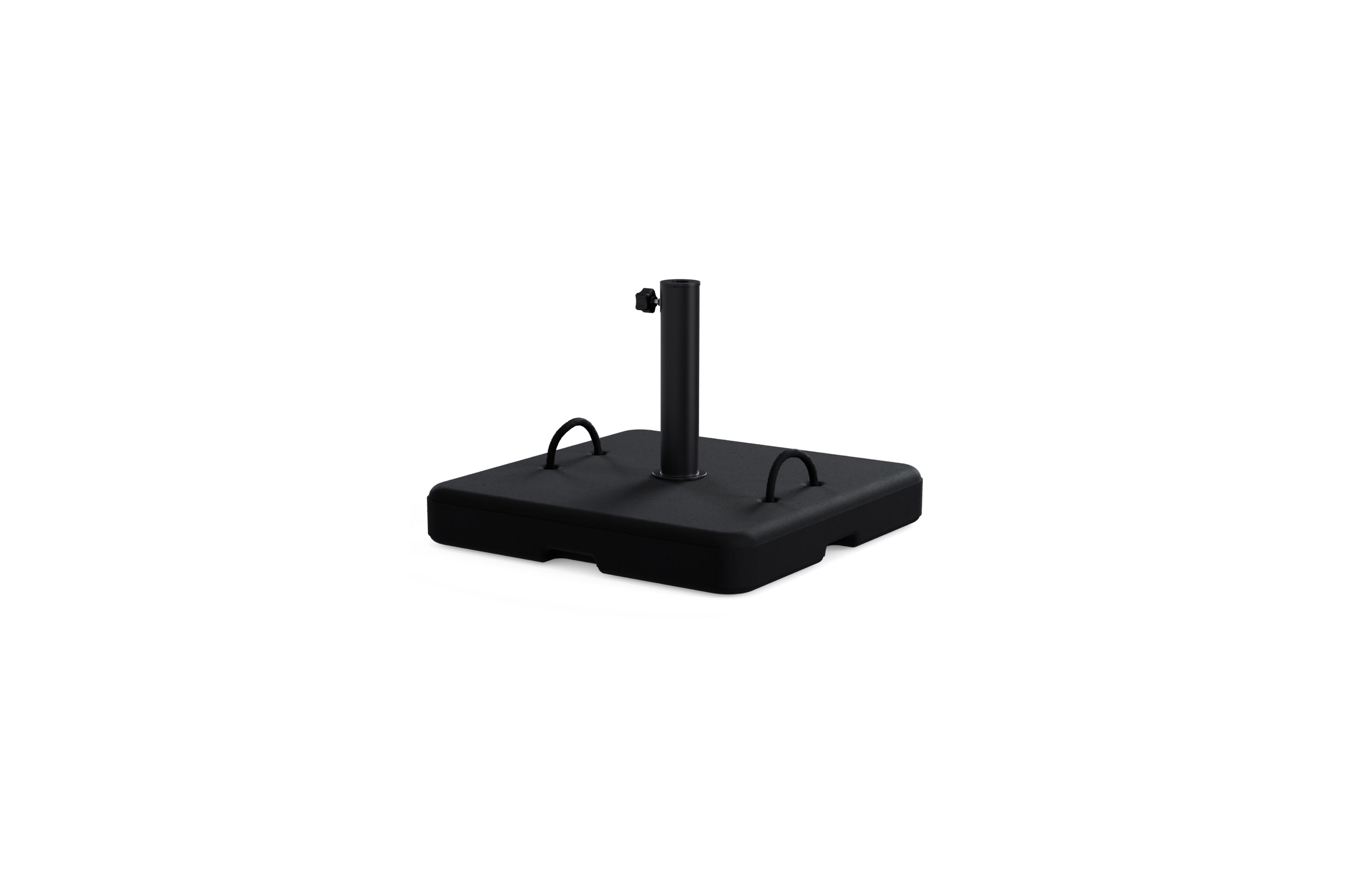 Intenso parasolvoet zwart beton van 60 kg