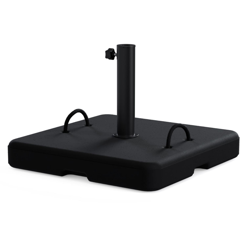 Intenso parasolvoet zwart beton van 60 kg