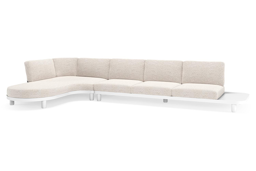 Chaise longue rechts + 3-zit