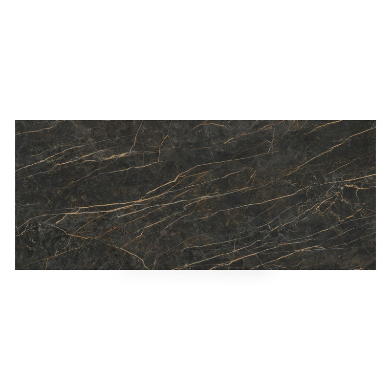 Table de jardin Nano en aluminium noir et céramique pleine black obsession - Lg 240 x Larg. 100 x H 75 cm