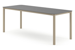 Rechthoekig afgerond - L 200 x B 80 x H 75 cm