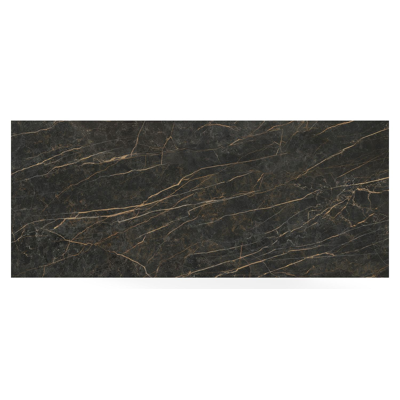 Malito tuintafel in zwart aluminium en volkeramiek black obsession - L 240 x B 100 x H 75 cm