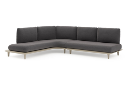 Chaise longue rechts + 2-zit