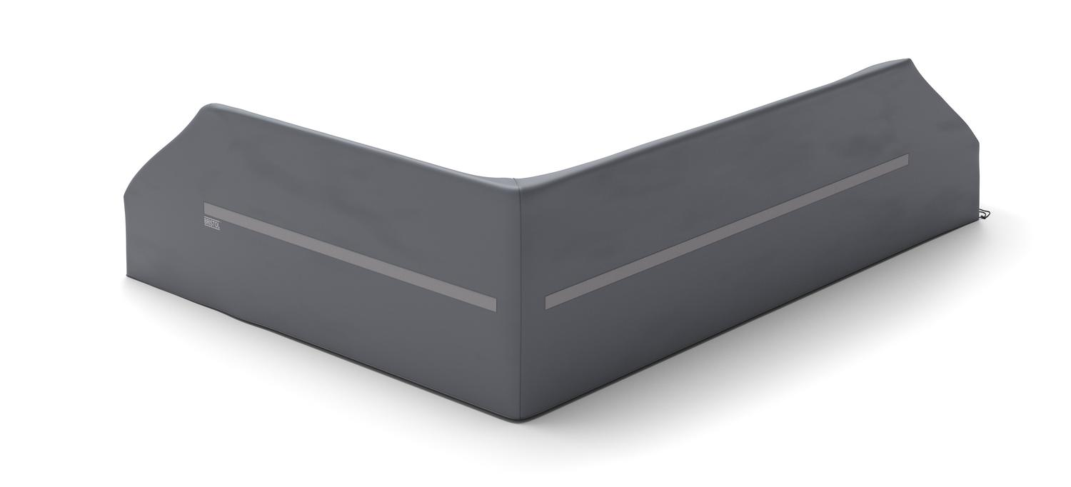 Puglia beschermhoes lounge 3-zit rechts + hoek + 2-zit - L1: 352 cm x L2: 272 cm x B: 87 cm x H: 64 cm