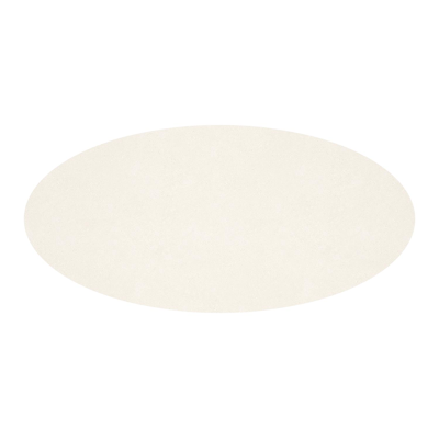 Pamplona ovale tuinset in wit aluminium en sintered stone crema minerale met 6 Matera tuinstoelen