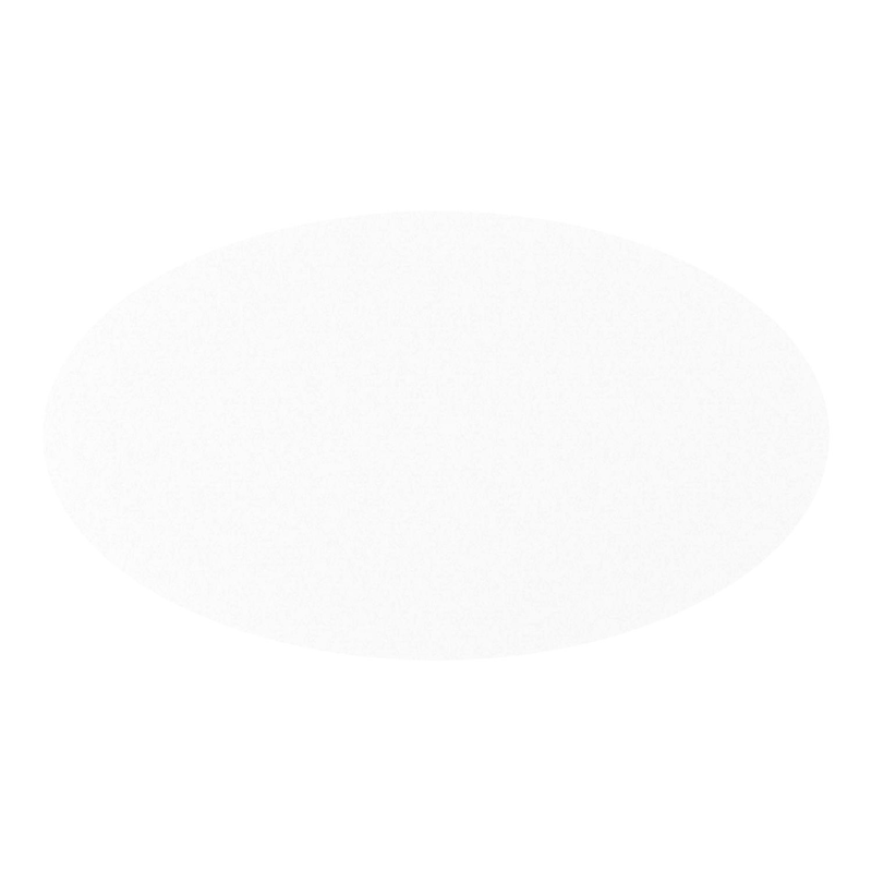 Fano tuintafel ovaal in beige aluminium en volkeramiek Arctic White - L 140 x B 80 x H 74.5 cm