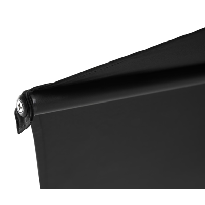 Milano staanparasol in zwart aluminium met zwart polyester parasoldoek - Dia. 270 cm (zonder voet)