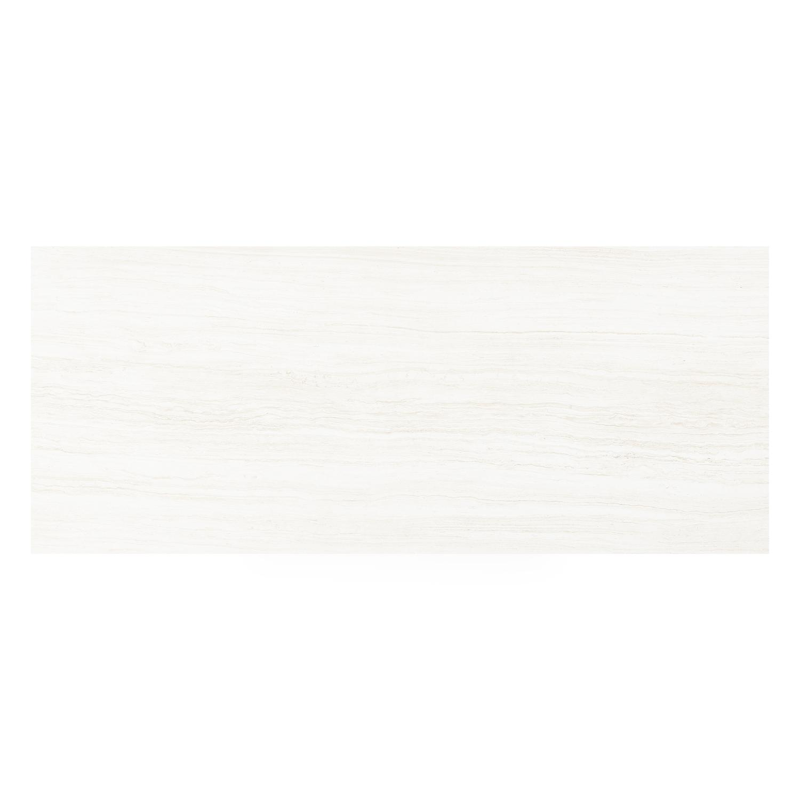 Cesano tuintafel rechthoekig in wit aluminium en volkeramiek calista - L 240 x B 100 x H 75 cm